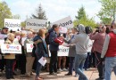 „STOP Spalarni odpadów” protest na Różance przed kamerami ogólnopolskiej telewizji!